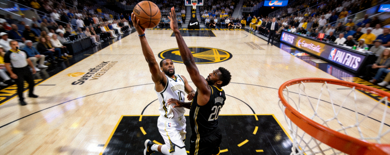 NBA总决赛第七场激烈对抗比赛瞬间